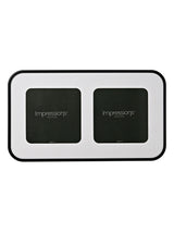 Next Widdop Black Double Aperture Photo Frame 15x25cm- Buy online at McGrocer