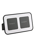 Widdop black double aperture photo frame 15x25cm - British product