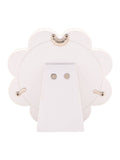 Widdop white flower shaped acrylic photo frame - British product