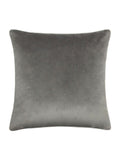 Furn charcoal dove velvet cushion 55x55cm, imported from the UK