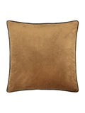 Furn Meridian velvet cushion caramel chocolate 55x55cm, UK version