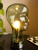 Next Rockett St George Green Glass Head Table Lamp- Buy online at McGrocer