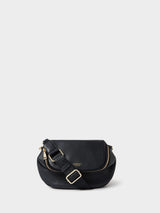 Next Osprey London The Crumple Leather Sling Bag Black- Buy online at McGrocer
