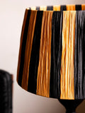 Rockett St George striped shade resin table lamp, UK version