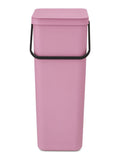 Brabantia Sort & Go bin lilac pink 40 litre - British product
