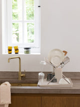 Next Brabantia Soft Beige SinkSide Foldable Dish Drying Rack, Large- Buy online at McGrocer