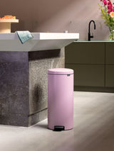 Next Brabantia Lilac Pink NewIcon Pedal Bin 30 Litre- Buy online at McGrocer