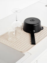 Next Brabantia Soft Beige SinkSide Silicone Dish Drying Mat- Buy online at McGrocer