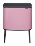 Brabantia Bo Touch Bin Lilac Pink 23+11L, UK version