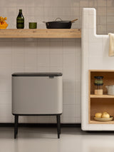 Next Brabantia Bo Touch Bin Soft Grey Waste Bin 36 Litres- Buy online at McGrocer