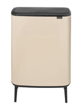 Brabantia Bo Touch Bin soft beige 60 litre (British brand)