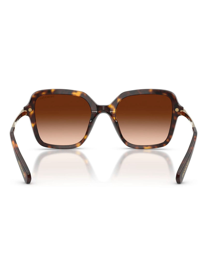 Swarovski Irregular sunglasses Havana frame brown gradient lenses, UK version