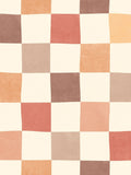 Ohpopsi Marmalade Mix Disco Check wallpaper 10m (British brand)