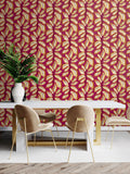 Ohpopsi Golden Berry Foli wallpaper 10m roll (British brand)