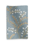Blue Luxe blue floral made to measure curtains, imported from the UK