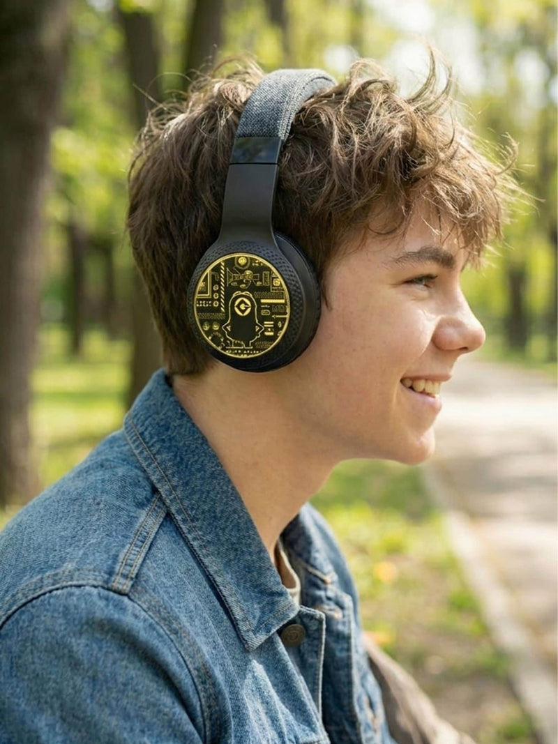 Minions light-up Bluetooth headphones, imported from the UK