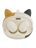 Squishmallows white SQM Spin wireless earphones, imported from the UK