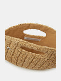 Accessorize Natural Fish Raffia Clutch Bag, British brand