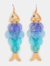 Next Accessorize Blue Ombré Fish Drop Earrings- Buy online at McGrocer