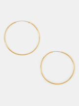 Next Accessorize Gold 14ct Gold-Plated Thin Hoop Earrings- Buy online at McGrocer