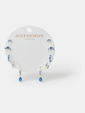 Accessorize diamanté stud and hoop earrings 5 pack, imported from the UK