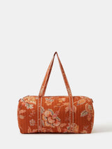 Next Accessorize Orange Floral Print Quilted Weekend Bag- Buy online at McGrocer