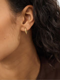 Accessorize gold tone hoop earrings 3-pack, imported from the UK