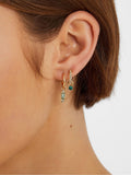 Accessorize gold tone stud and hoop earrings 5 pack - British product