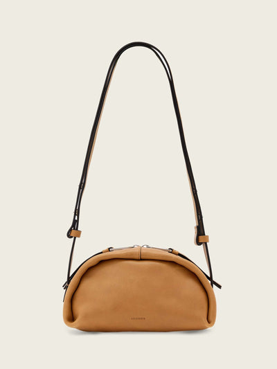 Next AllSaints Brown Rosalie Arc Cross-Body Bag- Buy online at McGrocer