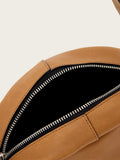 AllSaints brown Rosalie Arc cross-body bag (British brand)