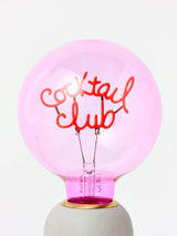 Next Oliver Bonas Pink Cocktail Club Decorative E27 LED Light Bulb- Buy online at McGrocer