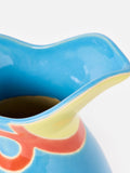 Oliver Bonas blue parrot ceramic vase 26cm, UK version
