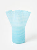 Oliver Bonas Blue Verde glass vase 31cm (British brand)