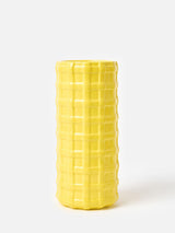 Next Oliver Bonas Yellow Woven Ceramic Vase 28cm- Buy online at McGrocer
