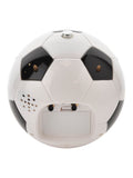 Widdop white football alarm clock with touch lens - UK version