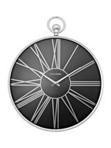 Next Widdop Silver Aluminium Wall Clock- Buy online at McGrocer