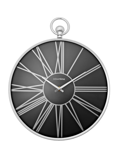 Next Widdop Silver Aluminium Wall Clock- Buy online at McGrocer
