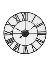 Next Widdop Black Skeleton Metal Wall Clock 60cm- Buy online at McGrocer