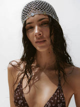 Next Crochet Woven Beaded Hat Mango Silver- Buy online at McGrocer