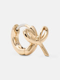 Kate Spade gold tone bow huggie earrings, UK version
