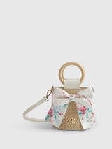 Next River Island Brown Cabbages & Roses Bucket Bag- Buy online at McGrocer