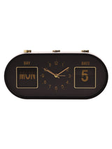 Next Widdop Black Calendar Alarm Clock- Buy online at McGrocer