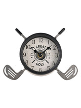 Next Widdop Black Golf Clubs Mantel Clock- Buy online at McGrocer
