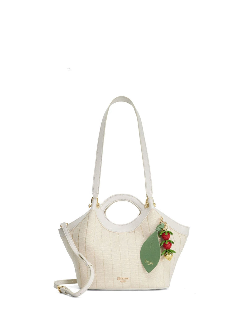 Dune London white Dinidaylight shopper bag, imported from the UK