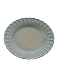 Widdop set of 4 green stoneware plates 30cm, imported from the UK