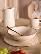 Next Widdop Cream Hestia Large Stoneware Jug- Buy online at McGrocer