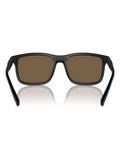 Armani Exchange black rectangle sunglasses, UK version