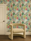 Clarke and Clarke Pink Elements Oceana A4 wallpaper sample (British brand)