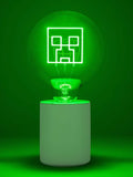 Paladone Minecraft Creeper LED neon bulb lamp - British product