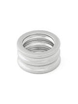Next AllSaints Silver Tone Janna Multi Tube Band Ring- Buy online at McGrocer